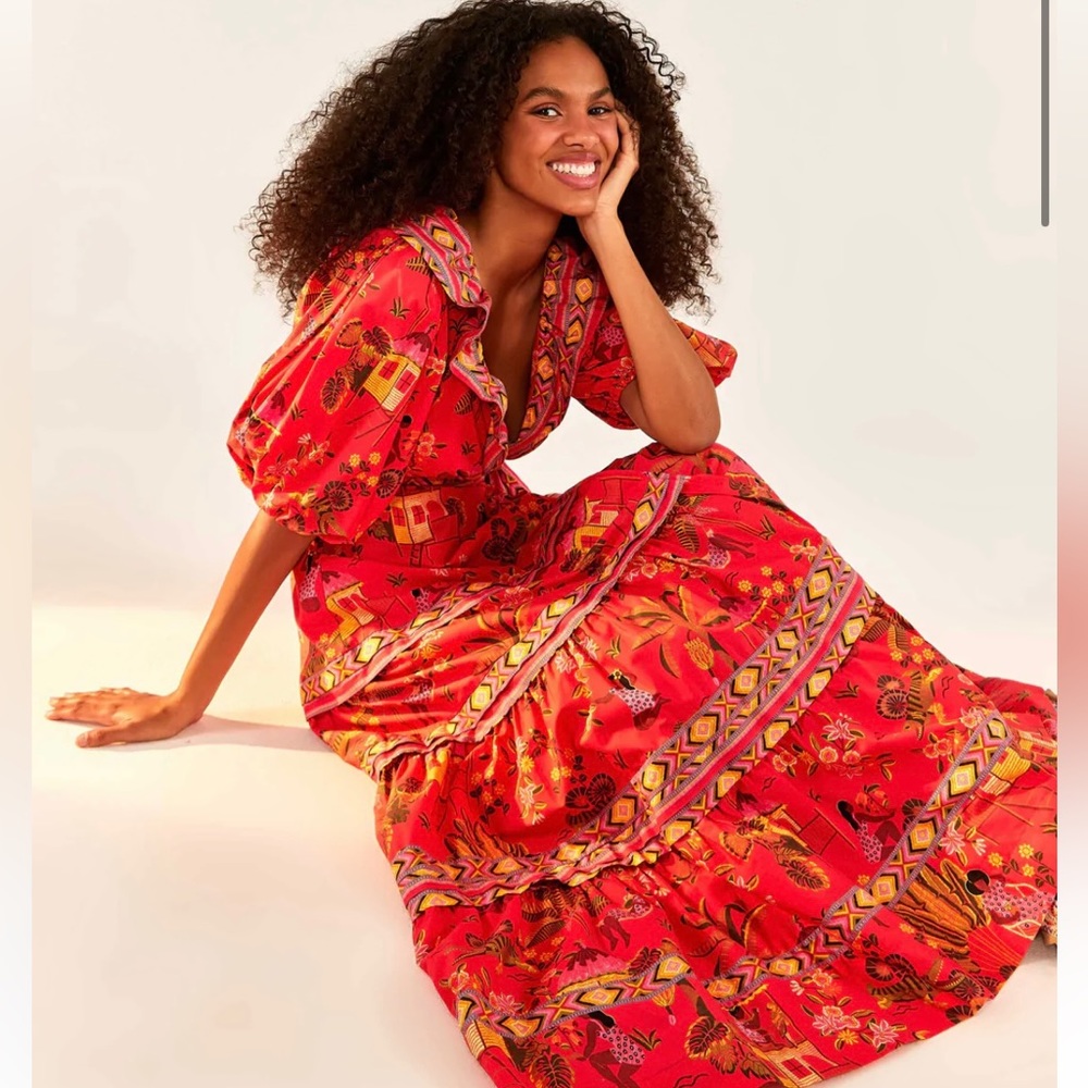 Gorgeous Farm Rio dress NWT